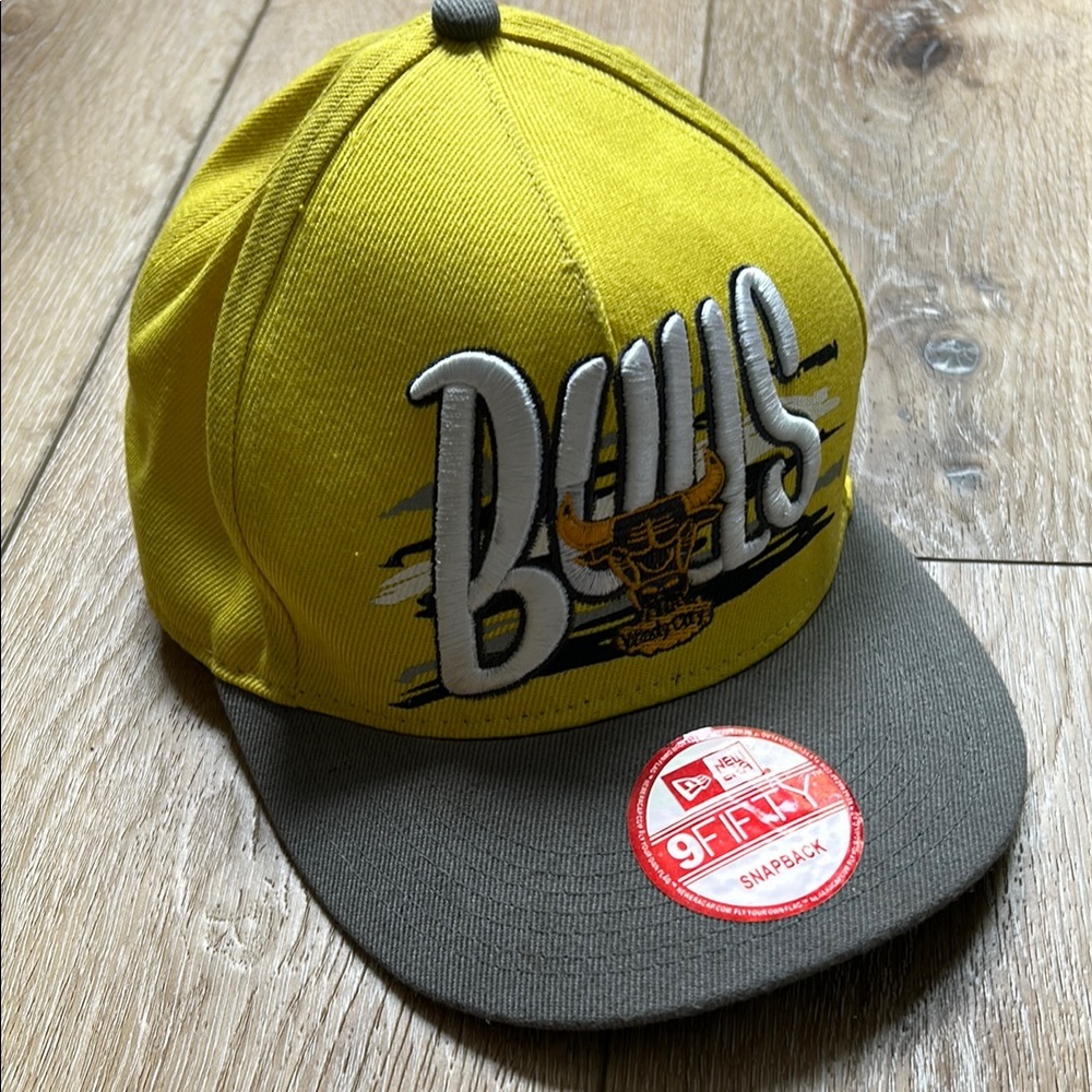 Chicago Bulls New Era 9 Fifty Hat Snapback NBA Cap Yellow